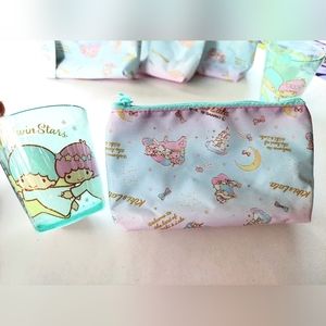 Sanrio Little Twin Stars Travel/Make-up Pouch with Matching